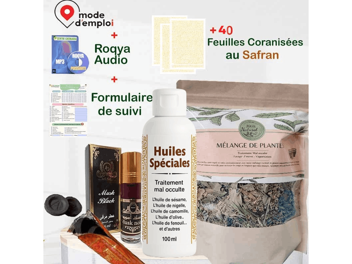 Traitement Nettoyage Total du corps (Sorcellerie, Possession, mauvais oeil)
