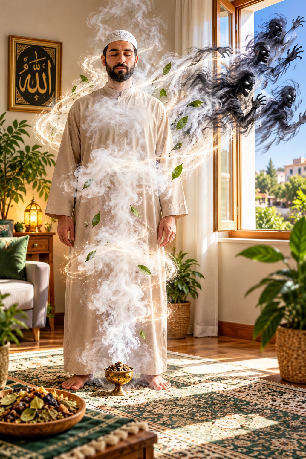 Mélange de plantes naturelles pour encens, lavage corporel et fumigation de la maison