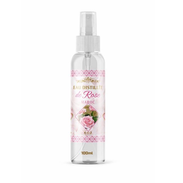 Eau distillée de rose Naturel Coranisée (hydrolat)- Soin Yeux, Visage, Corps – Maroc